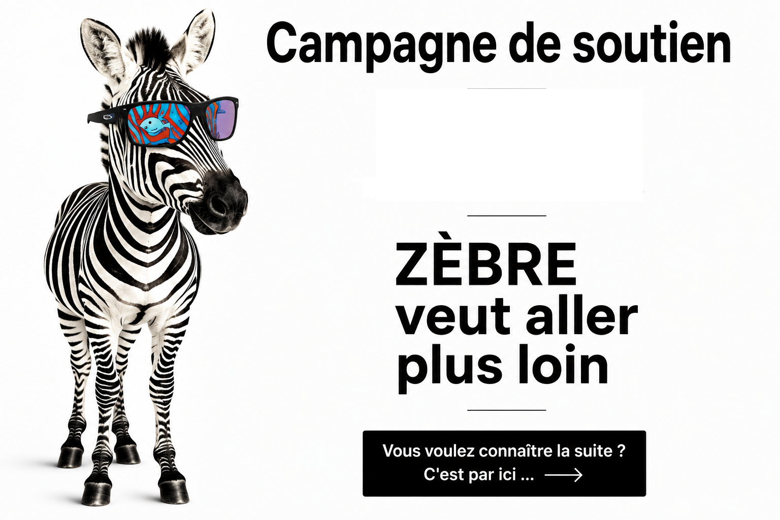 Campagne de soutien — ZÈBRE veut aller plus loin